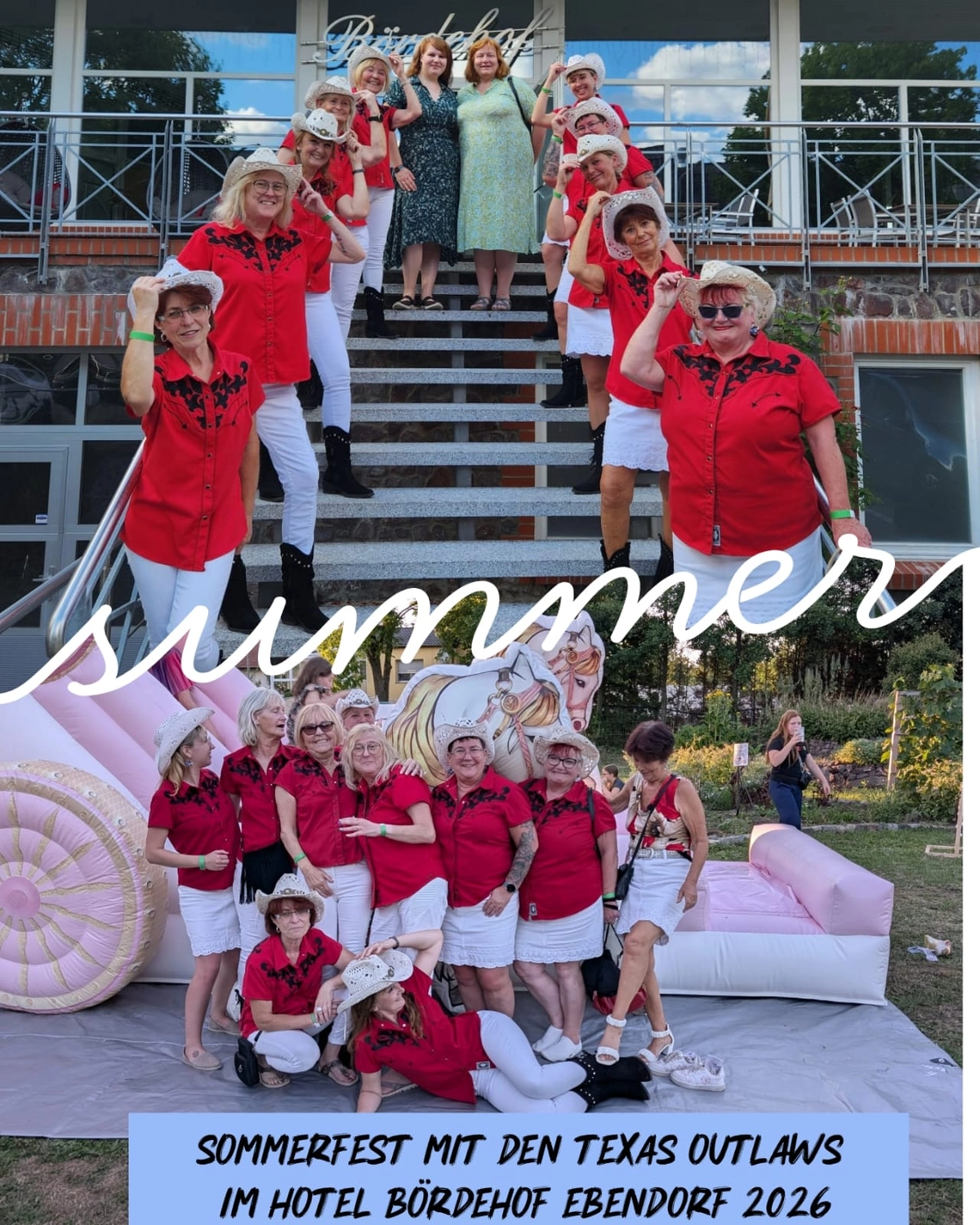 Texas Outlaws - Line dance club - Sommerfest mit den Texas Outlaws im HotelBördehof ebendorf