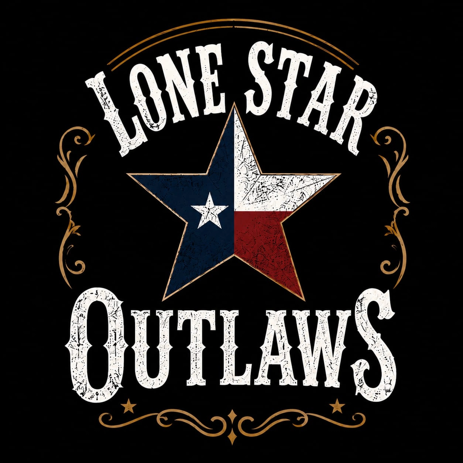 Texas Outlaws - Line dance club -  Lone Star Outlaws logo